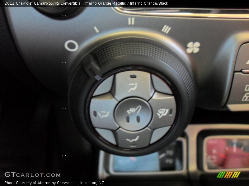 Controls of 2012 Camaro SS/RS Convertible