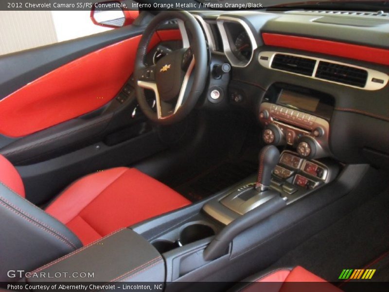  2012 Camaro SS/RS Convertible Inferno Orange/Black Interior
