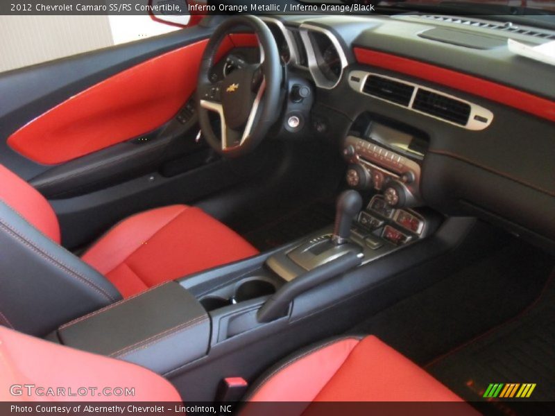  2012 Camaro SS/RS Convertible Inferno Orange/Black Interior