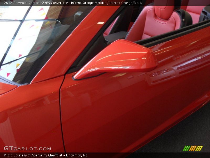 Inferno Orange Metallic / Inferno Orange/Black 2012 Chevrolet Camaro SS/RS Convertible