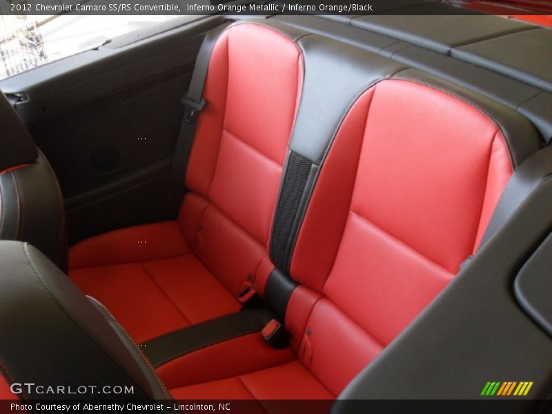  2012 Camaro SS/RS Convertible Inferno Orange/Black Interior