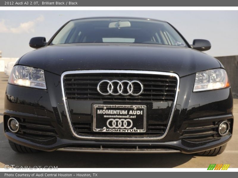 Brilliant Black / Black 2012 Audi A3 2.0T