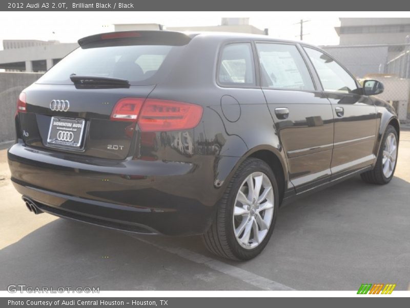 Brilliant Black / Black 2012 Audi A3 2.0T