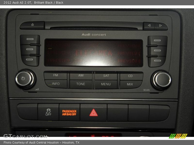 Audio System of 2012 A3 2.0T