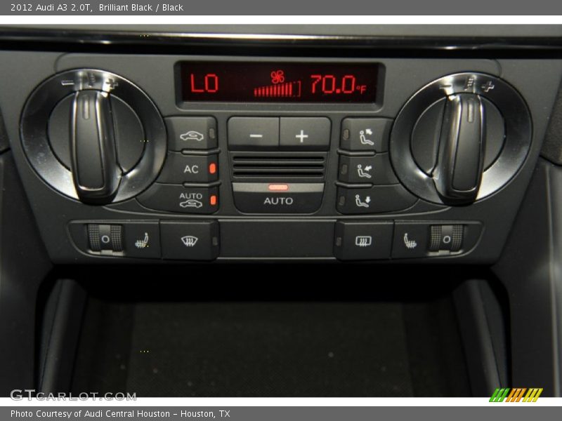 Controls of 2012 A3 2.0T