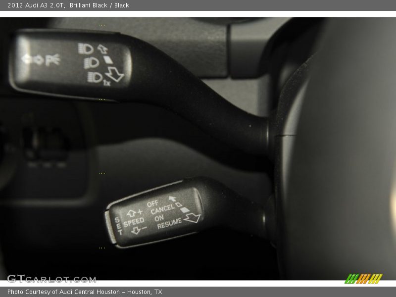 Brilliant Black / Black 2012 Audi A3 2.0T