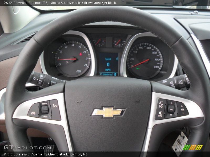Mocha Steel Metallic / Brownstone/Jet Black 2012 Chevrolet Equinox LTZ