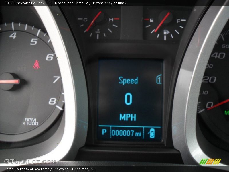 Mocha Steel Metallic / Brownstone/Jet Black 2012 Chevrolet Equinox LTZ