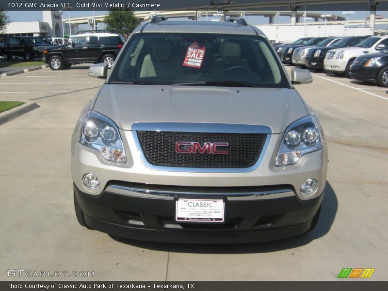 Gold Mist Metallic / Cashmere 2012 GMC Acadia SLT