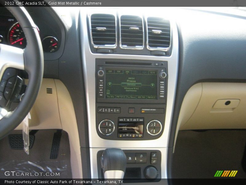 Gold Mist Metallic / Cashmere 2012 GMC Acadia SLT