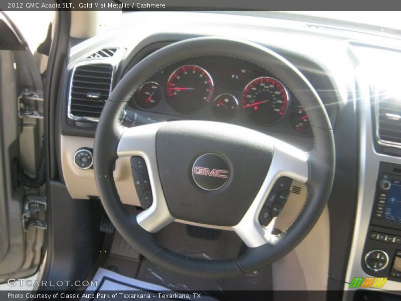 Gold Mist Metallic / Cashmere 2012 GMC Acadia SLT