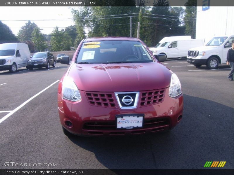 Venom Red Pearl / Black 2008 Nissan Rogue S AWD