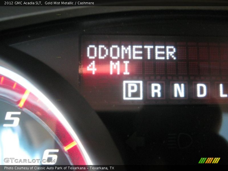 Gold Mist Metallic / Cashmere 2012 GMC Acadia SLT