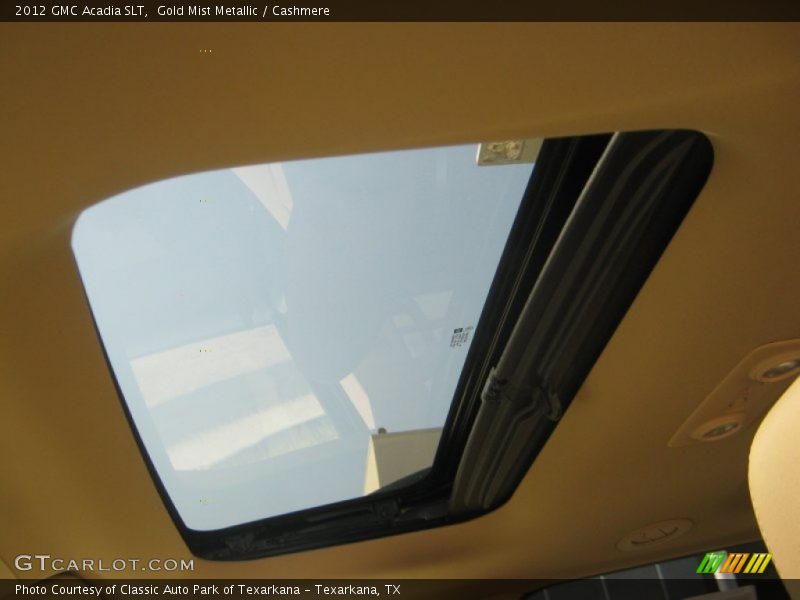 Gold Mist Metallic / Cashmere 2012 GMC Acadia SLT