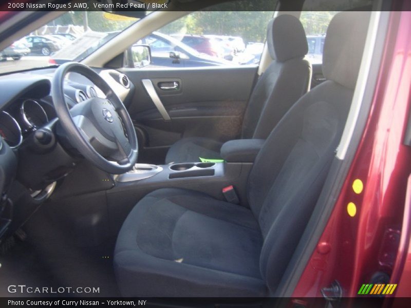 Venom Red Pearl / Black 2008 Nissan Rogue S AWD
