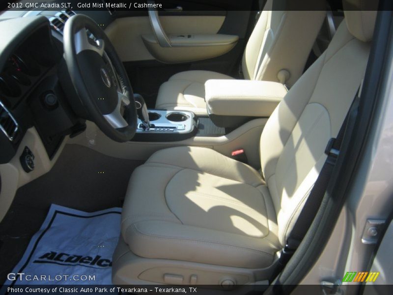 Gold Mist Metallic / Cashmere 2012 GMC Acadia SLT