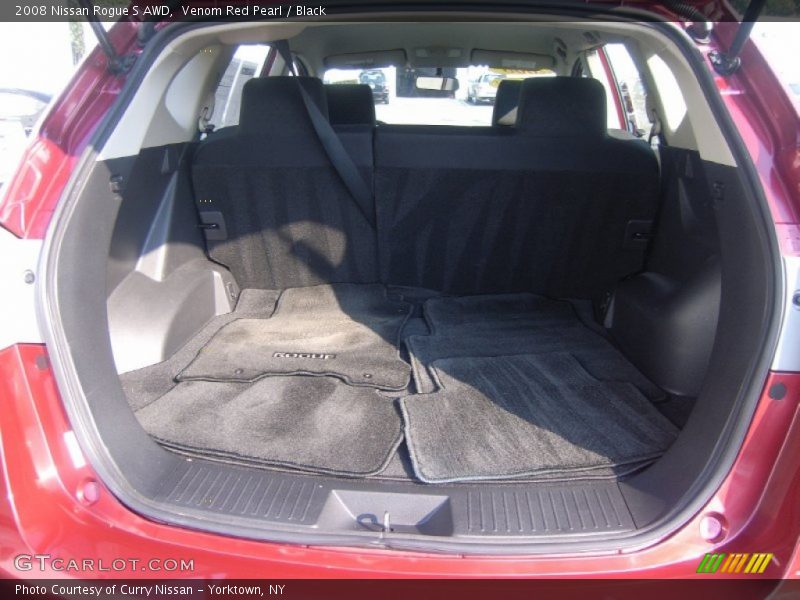 Venom Red Pearl / Black 2008 Nissan Rogue S AWD