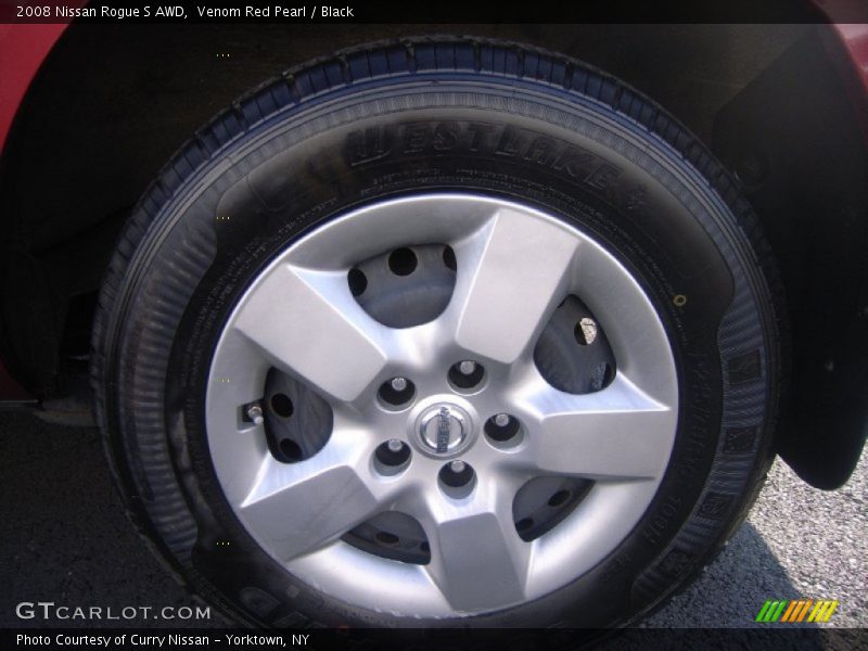 Venom Red Pearl / Black 2008 Nissan Rogue S AWD