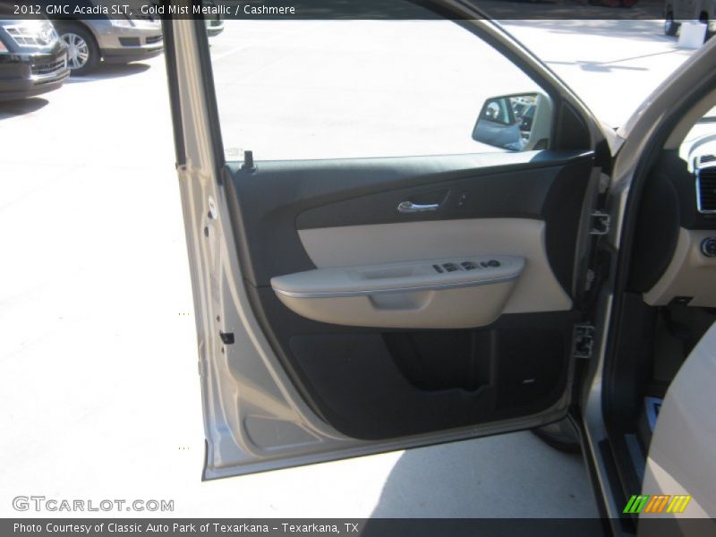 Gold Mist Metallic / Cashmere 2012 GMC Acadia SLT