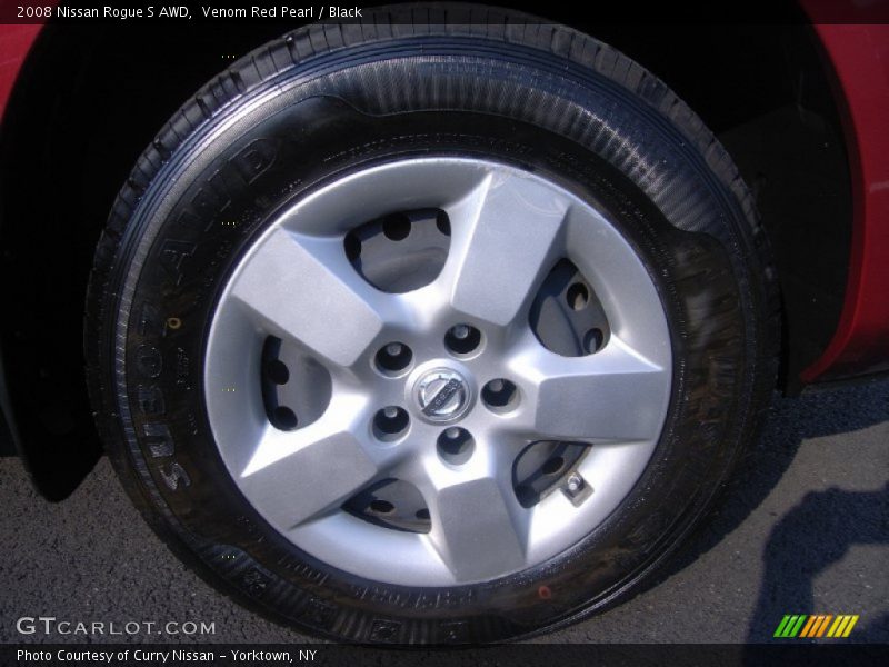 Venom Red Pearl / Black 2008 Nissan Rogue S AWD