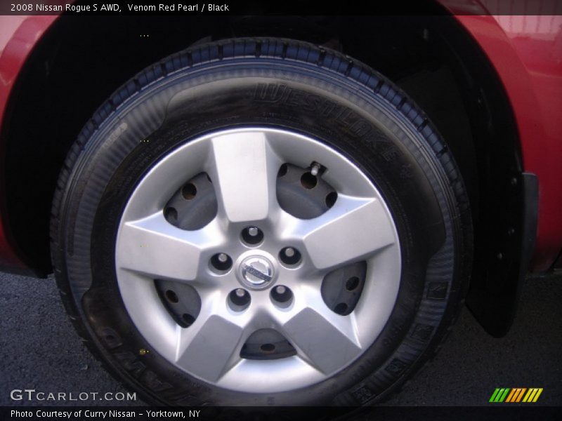 Venom Red Pearl / Black 2008 Nissan Rogue S AWD