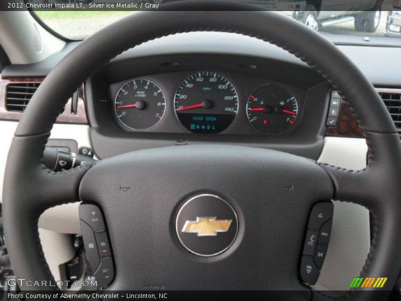 Silver Ice Metallic / Gray 2012 Chevrolet Impala LT