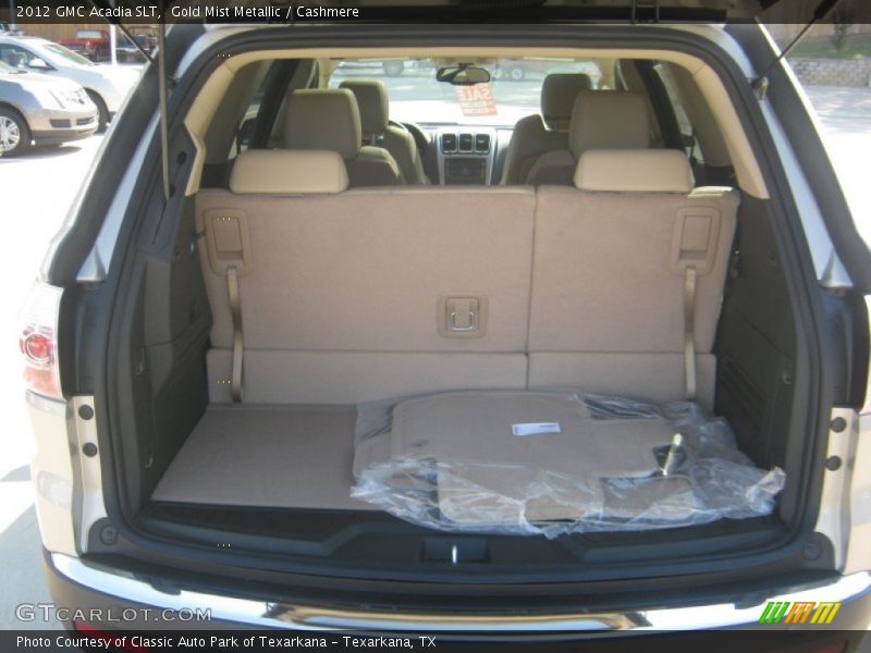 Gold Mist Metallic / Cashmere 2012 GMC Acadia SLT