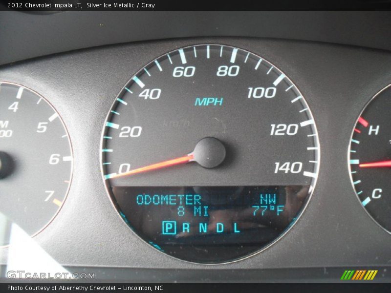 Silver Ice Metallic / Gray 2012 Chevrolet Impala LT