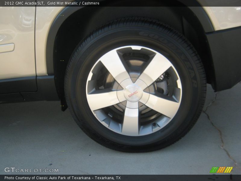 Gold Mist Metallic / Cashmere 2012 GMC Acadia SLT