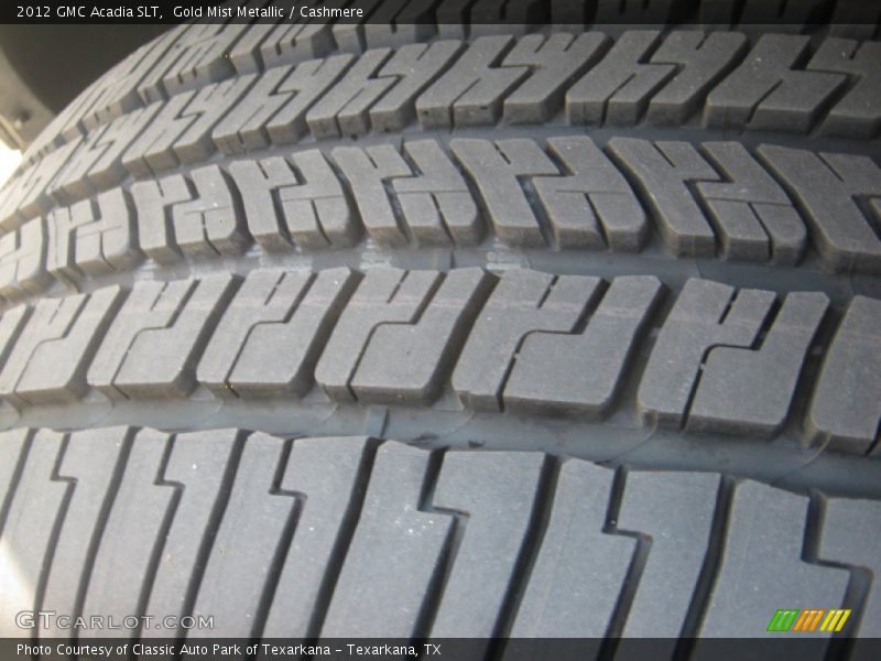 Gold Mist Metallic / Cashmere 2012 GMC Acadia SLT