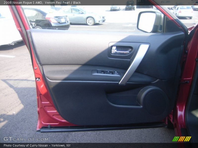 Venom Red Pearl / Black 2008 Nissan Rogue S AWD