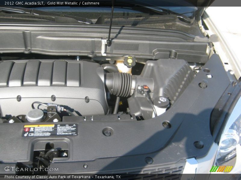 Gold Mist Metallic / Cashmere 2012 GMC Acadia SLT