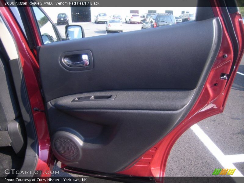 Venom Red Pearl / Black 2008 Nissan Rogue S AWD