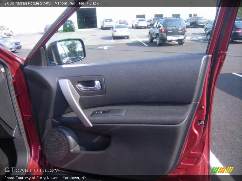 Venom Red Pearl / Black 2008 Nissan Rogue S AWD