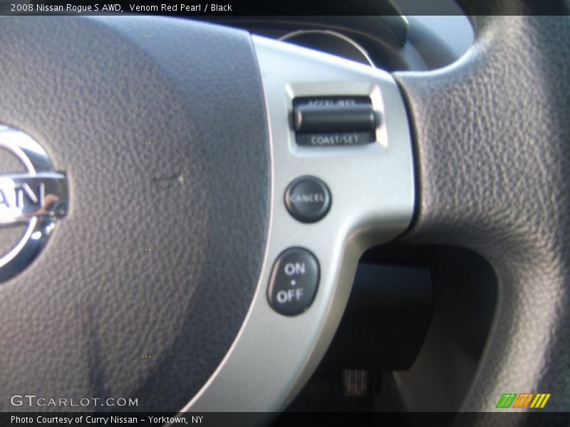 Venom Red Pearl / Black 2008 Nissan Rogue S AWD