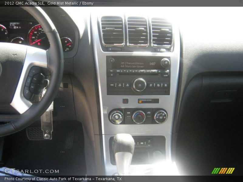 Gold Mist Metallic / Ebony 2012 GMC Acadia SLE