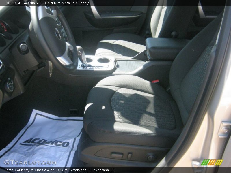 Gold Mist Metallic / Ebony 2012 GMC Acadia SLE