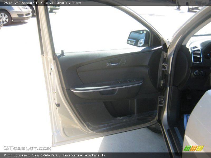 Gold Mist Metallic / Ebony 2012 GMC Acadia SLE
