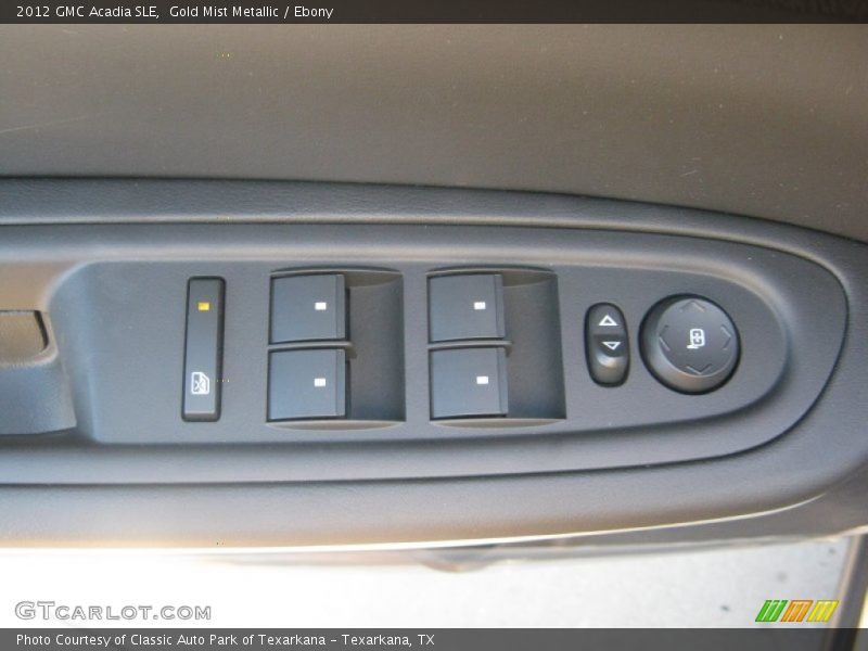Gold Mist Metallic / Ebony 2012 GMC Acadia SLE