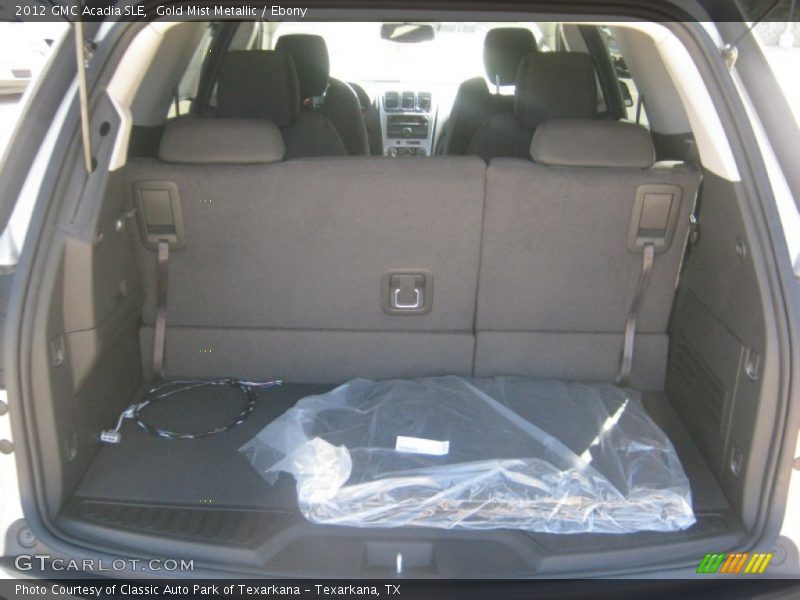 Gold Mist Metallic / Ebony 2012 GMC Acadia SLE