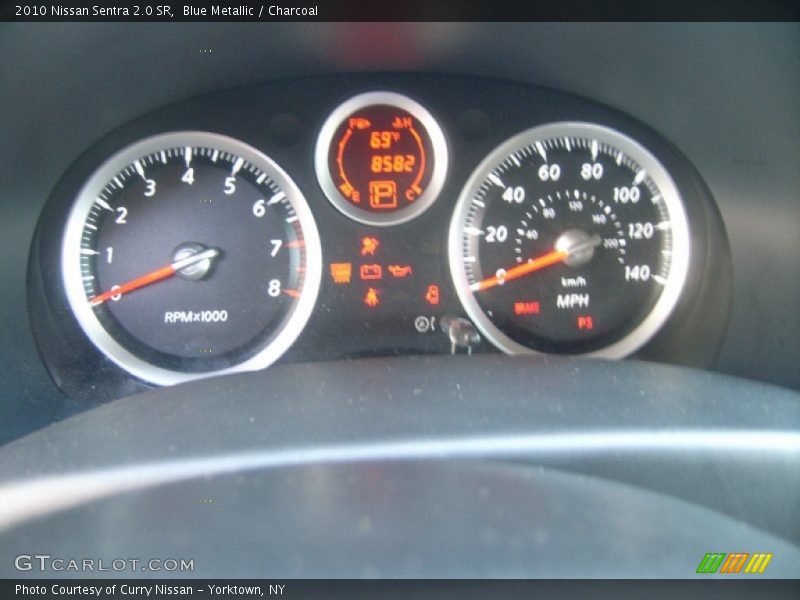 Blue Metallic / Charcoal 2010 Nissan Sentra 2.0 SR