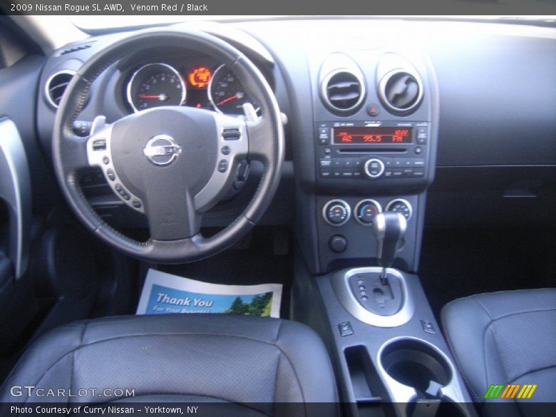 Venom Red / Black 2009 Nissan Rogue SL AWD