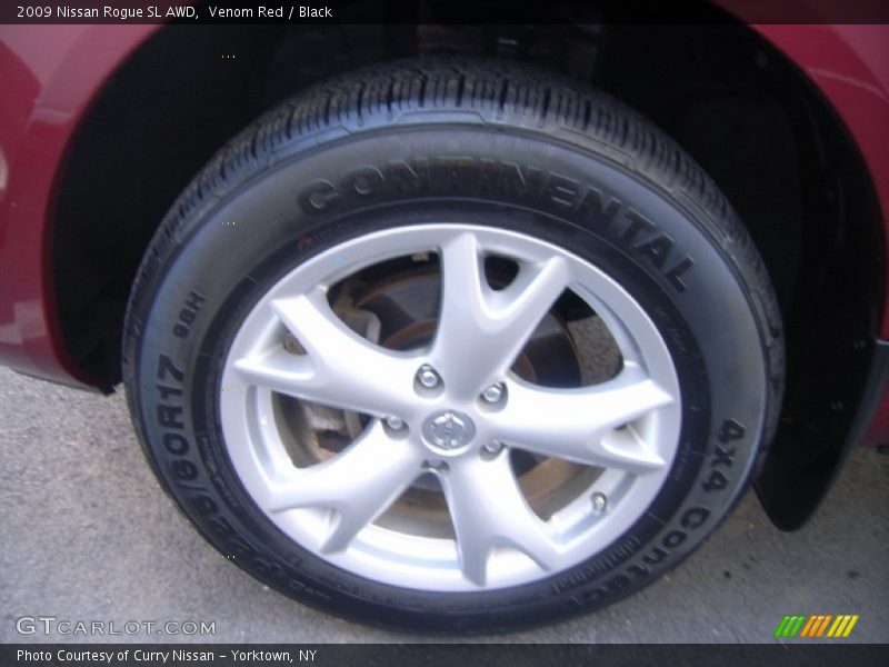 Venom Red / Black 2009 Nissan Rogue SL AWD