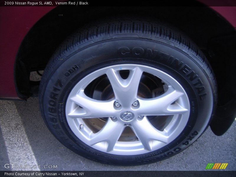 Venom Red / Black 2009 Nissan Rogue SL AWD