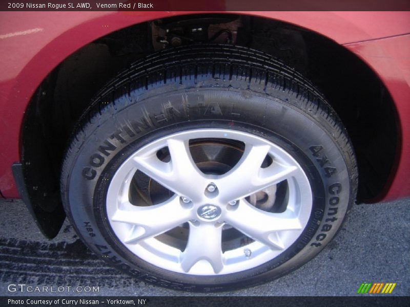 Venom Red / Black 2009 Nissan Rogue SL AWD
