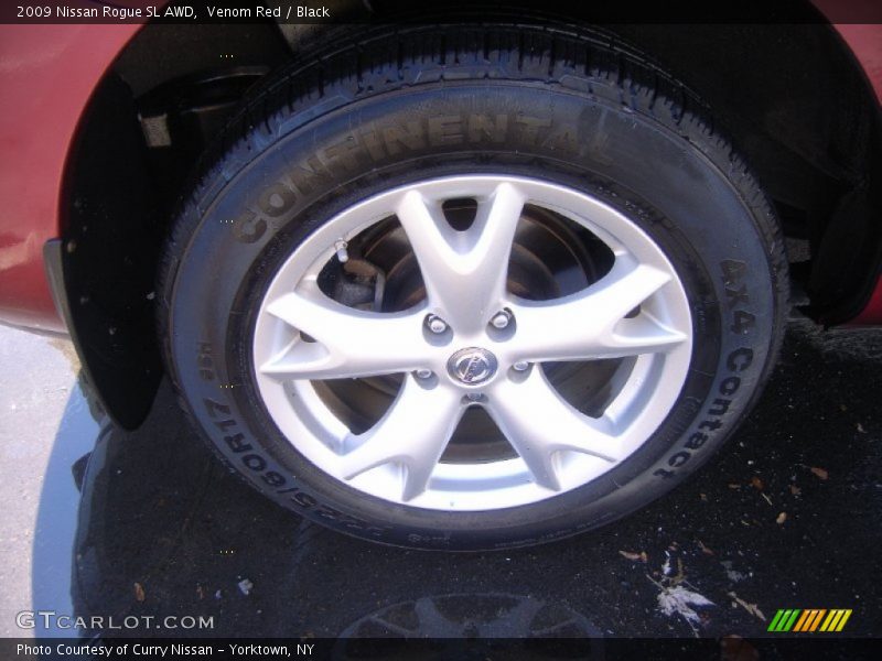 Venom Red / Black 2009 Nissan Rogue SL AWD