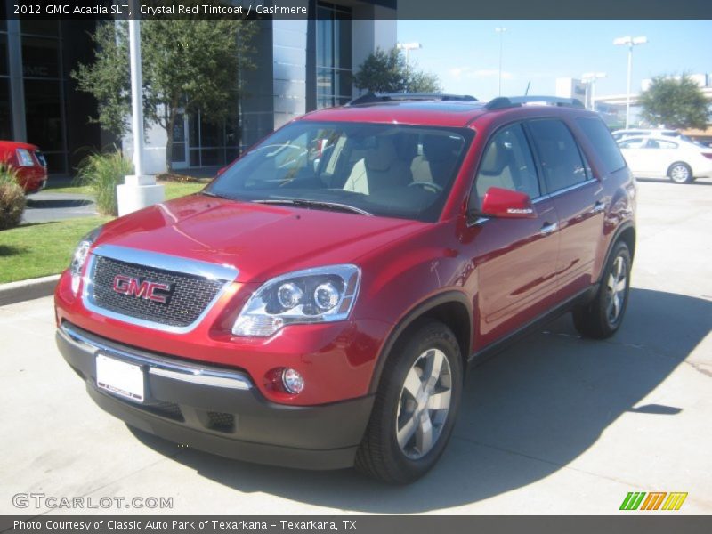 Crystal Red Tintcoat / Cashmere 2012 GMC Acadia SLT