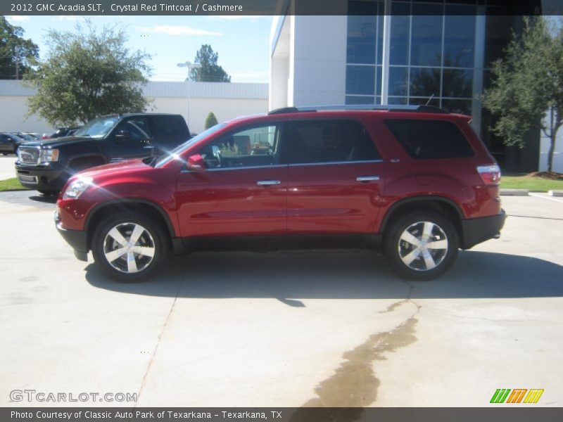 Crystal Red Tintcoat / Cashmere 2012 GMC Acadia SLT