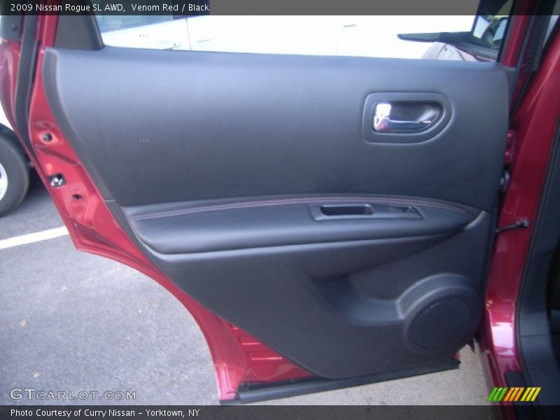 Venom Red / Black 2009 Nissan Rogue SL AWD