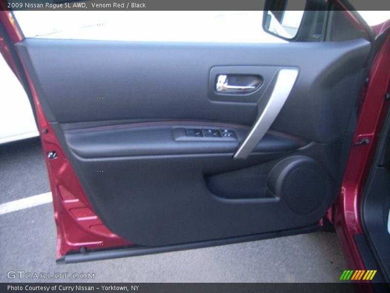 Venom Red / Black 2009 Nissan Rogue SL AWD